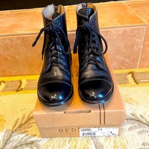Bed Stu Laurel Combat Style Ankle Boot